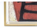 Ludwig Signed, Oil On On Canvas, Portrait Bust Of A Robed Man In Profile, 1969