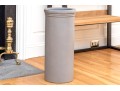 Painted Plastered Cement Grey Finished Umbrella Stand