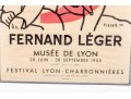 Mourlot Paris 1959 Lithograph, After Ferdinand Leger, Festival Lyon- Charbonnnieres Poster