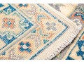 Hand Knotted Wool Kazak Carpet - 3' 3