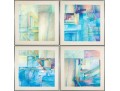 Georges Point (France, 1935-2020) Group Of Four Color Lithographs, Abstract Compositions