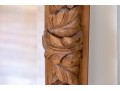 Lavishly Hand Carved Framed Beveled Edge Mirror