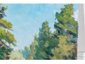 William A. Drake (American, 1891-1979) Oil On Canvas Panel, Forest Landscape, 1976