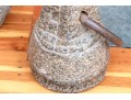 Pair Of Carved Stone And Iron Ring Door Stops