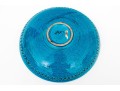 Italian Mid Century Textured Glazed Terracotta Bowl 