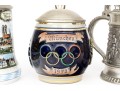 Group Of Five Vintage German Steins
