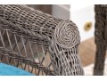 Pair Of Wicker Wingback Armchairs