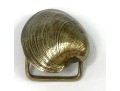 Two Artisan Nantucket Nautical Brass Belt Buckles