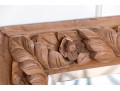 Lavishly Hand Carved Framed Beveled Edge Mirror