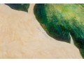 Signed Painting On Paper, Hummingbird On Flowering Branch, 2001