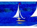 A. J. Di Maio, Signed Oil On Artist Board, Regatta