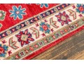Hand Knotted Wool Kazak Carpet - 3' 3