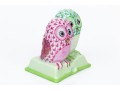Herend Hand Painted Fishnet Pattern Baby Owl Group