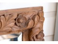 Lavishly Hand Carved Framed Beveled Edge Mirror