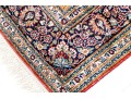 Finely Knotted Vintage Silk Carpet, 6'9