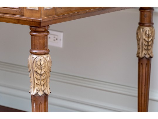 Stunning Lillian August Louis XVI Style Leather Top Writing Desk