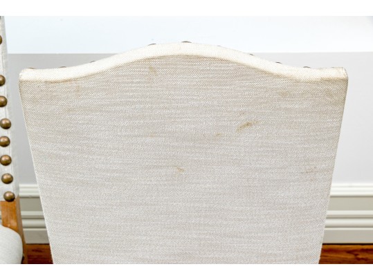 Set Of Four Solid Fruitwood Louis XIII Style Side Chairs