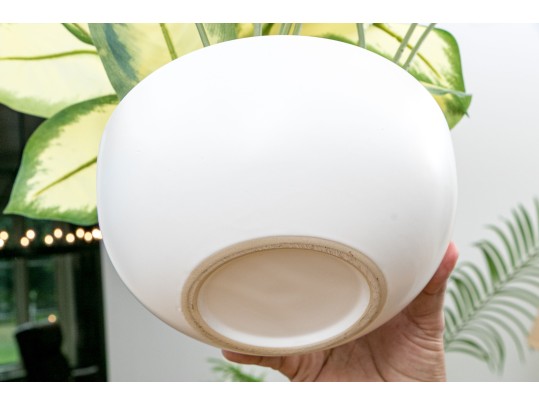 Five Piece Faux Plant And Planters Lot