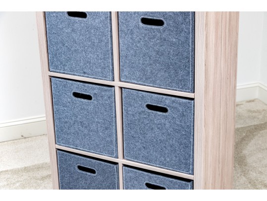 Ikea Kallax Eight Shelf Unit With Baskets