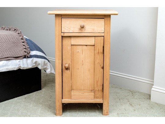 Rustic Pine Nightstand
