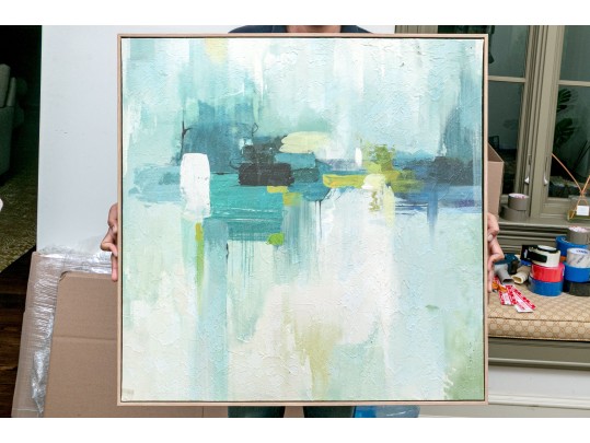 Decorative Acrylic On Canvas, Abstract