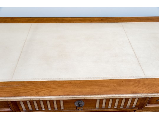 Stunning Lillian August Louis XVI Style Leather Top Writing Desk