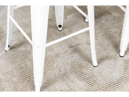 Pair Of White Barstools