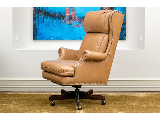 Lillian August Couture Leather Upholstered Executive Office Chair