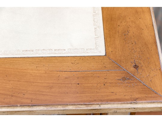 Stunning Lillian August Louis XVI Style Leather Top Writing Desk