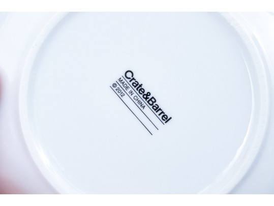 Set Of Nineteen Crate & Barrel Plates