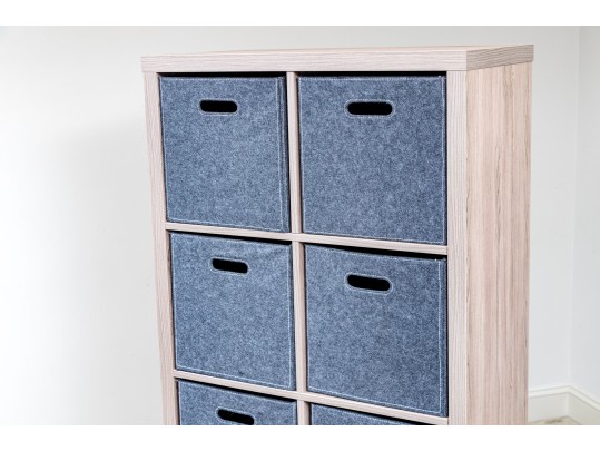 Ikea Kallax Eight Shelf Unit With Baskets