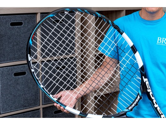 Oversized Babolat Aeropro Drive Tennis Racket In Blue