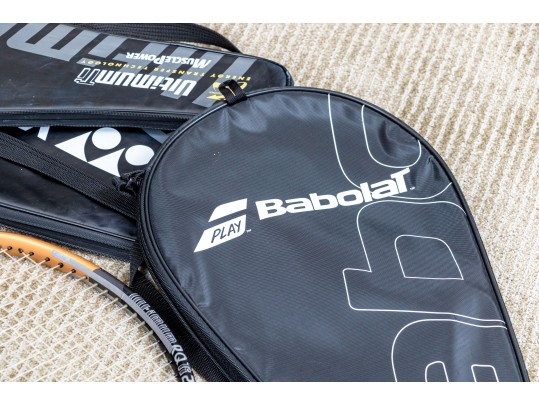 Assembled Collection Of Racket Sports Paddles