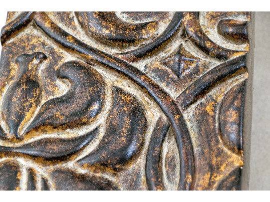 Lavish Fabulous Carved Wood Gesso Gilt Framed Beveled Mirror