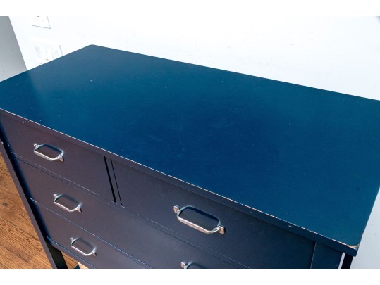 Pottery Barn Kids Camp Dresser With Two Woven Storage Baskets