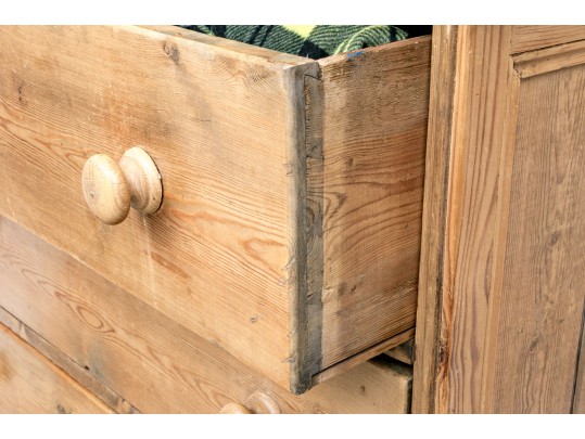 Vintage Pine Four Drawer Chest