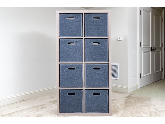 Ikea Kallax Eight Shelf Unit With Baskets