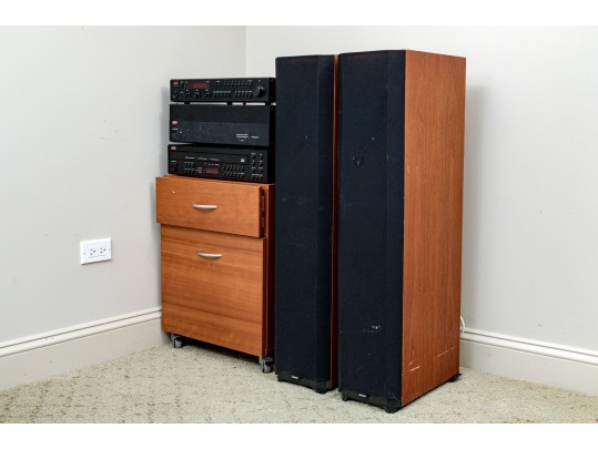 ADCOM Sound System With Pair Of Speakers