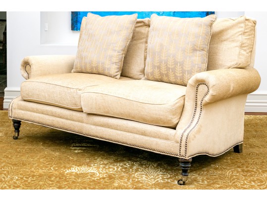 Upholstered Love Seat Sofa