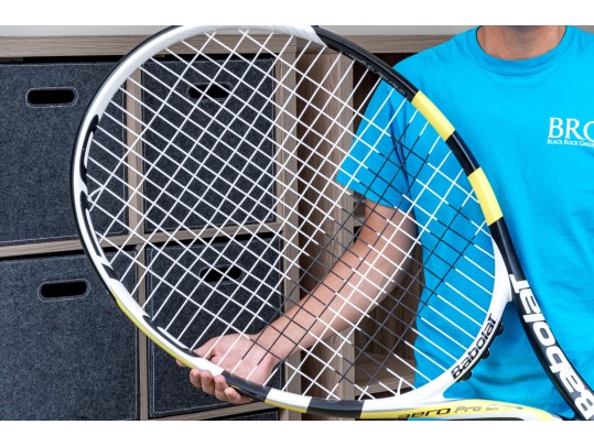 Oversized Babolat Aeropro Drive Tennis Racket In Yellow