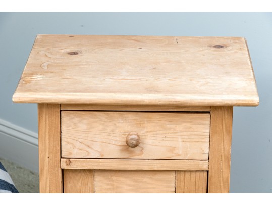 Rustic Pine Nightstand