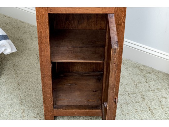 Antique Pine End Table, 19th C.