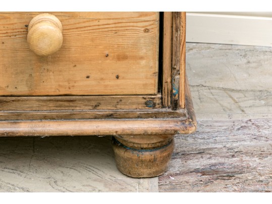 Vintage Pine Four Drawer Chest