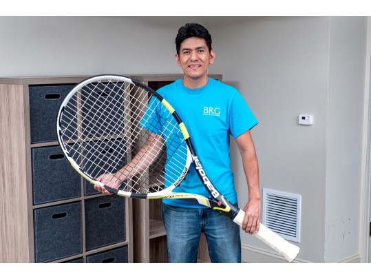 Oversized Babolat Aeropro Drive Tennis Racket In Yellow