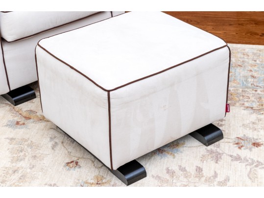 Monte Upholstered Glider Chair And Ottoman