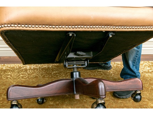 Lillian August Couture Leather Upholstered Executive Office Chair