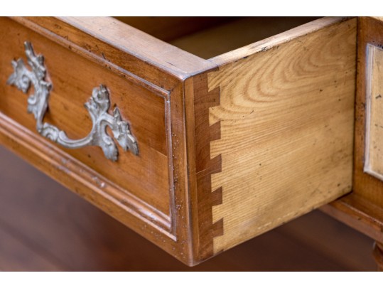 Stunning Lillian August Louis XVI Style Leather Top Writing Desk