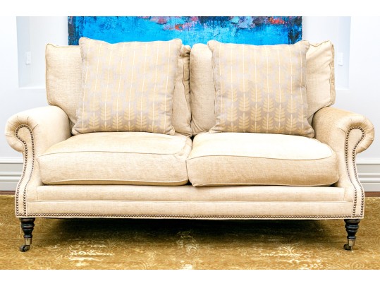 Upholstered Love Seat Sofa