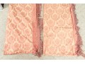 Pair Of Lined Silk Curtains