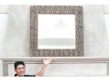 Lavish Fabulous Carved Wood Gesso Gilt Framed Beveled Mirror